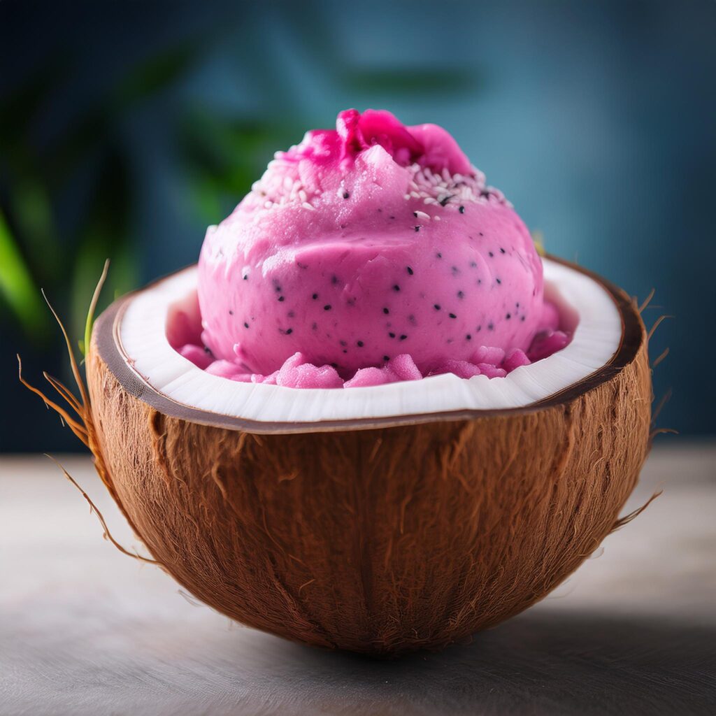 Pink Pitaya Frozen Yogurt (2)