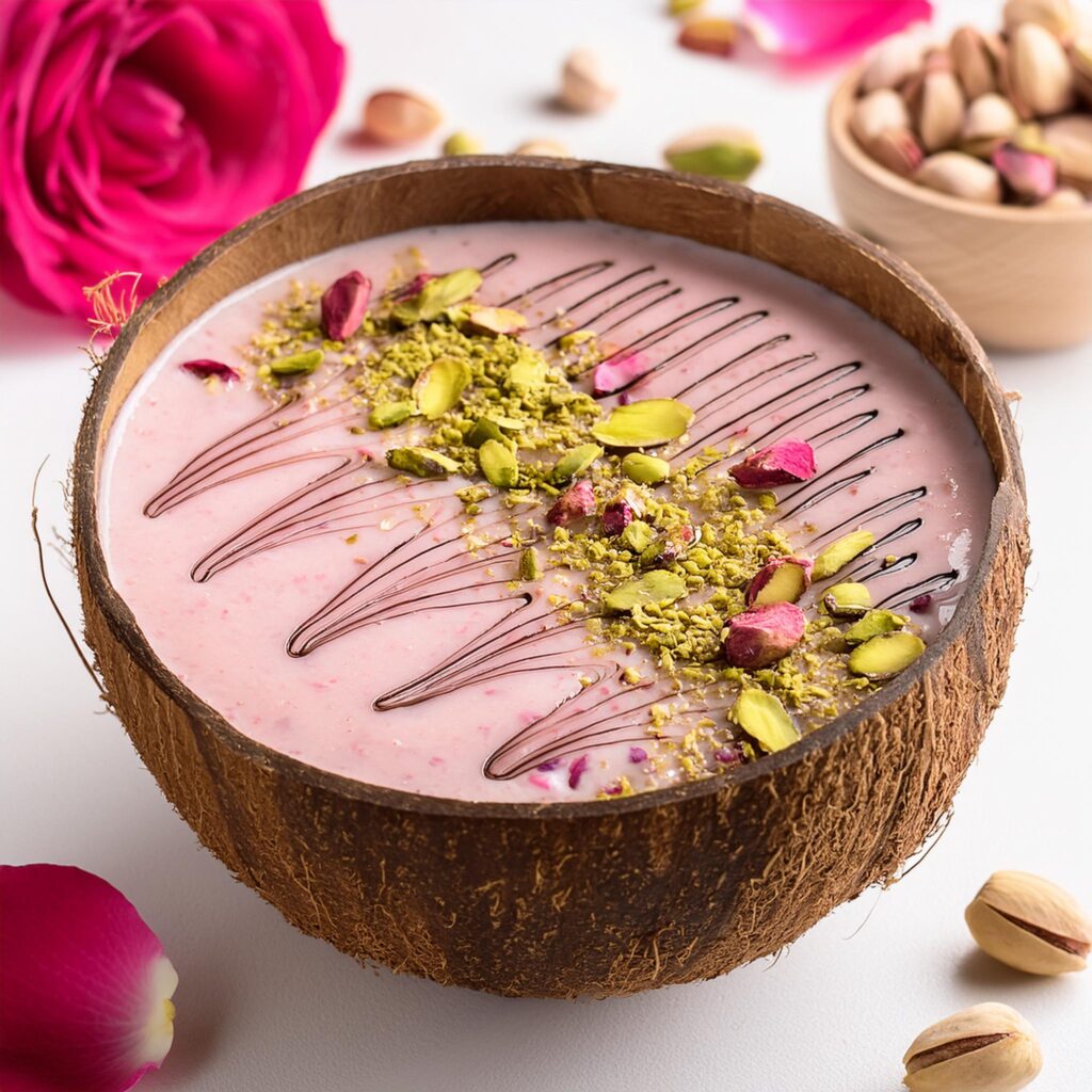 Pistachio Rose Smoothie Bowl 2