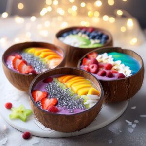 Rainbow Unicorn Smoothie Bowl