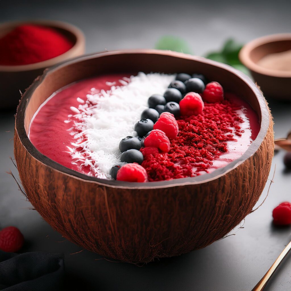 Red Velvet Cake Smoothie Bowl (2)