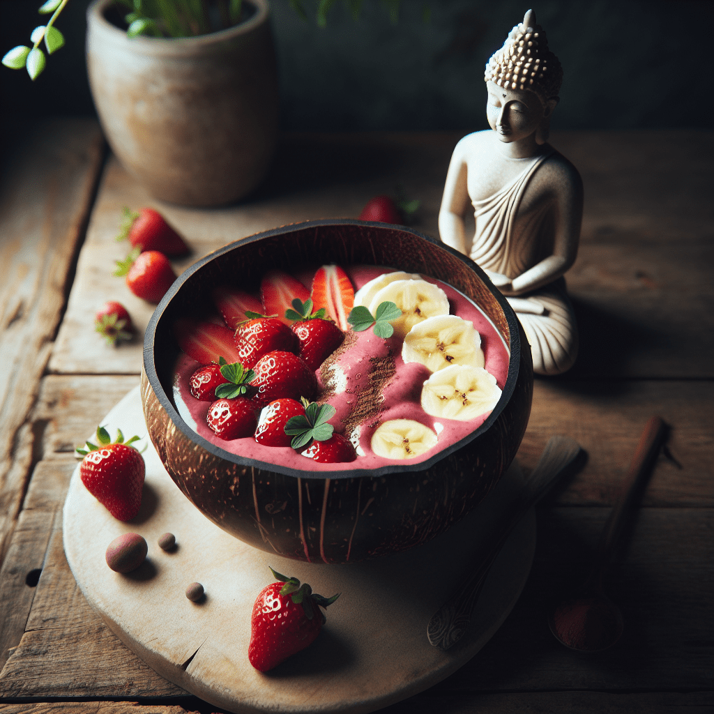 Strawberry Banana Maca Smoothie (2)