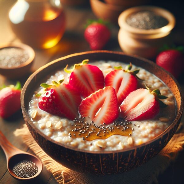 Strawberry Oatmeal Bowl