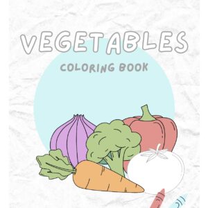 Vegetables Coloring Book