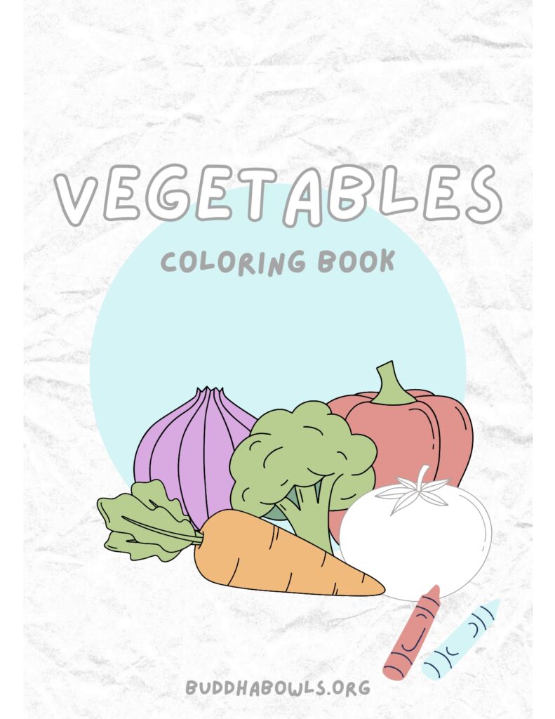 Vegetables Coloring Book