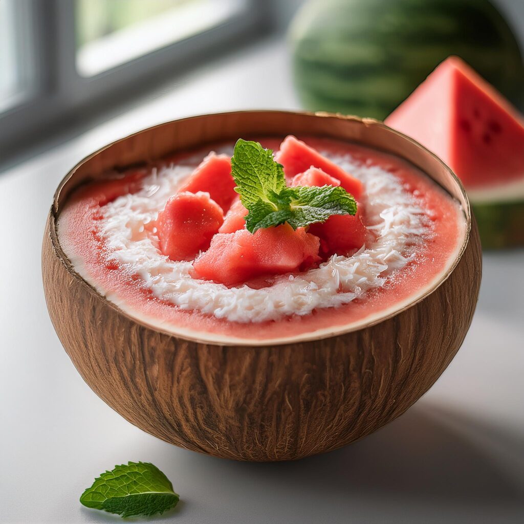 Watermelon Mint Smoothie Bowl 2