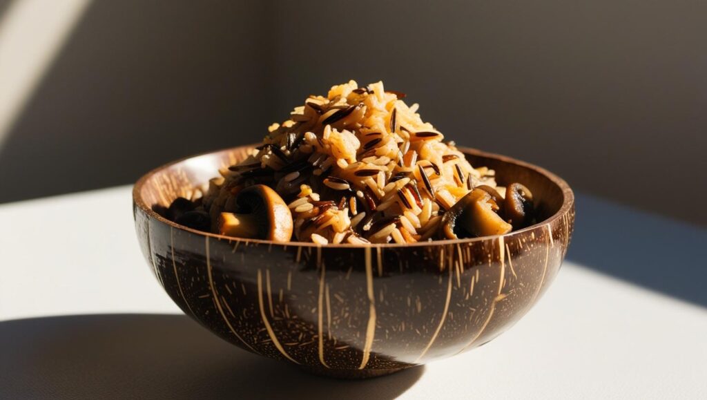 Wild Rice And Mushroom Bowl (1)