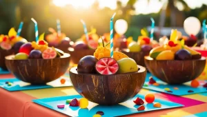 Coconut Bowls At A Birthday Party (3)