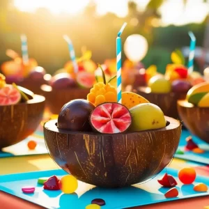 Coconut Bowls At A Birthday Party (3)