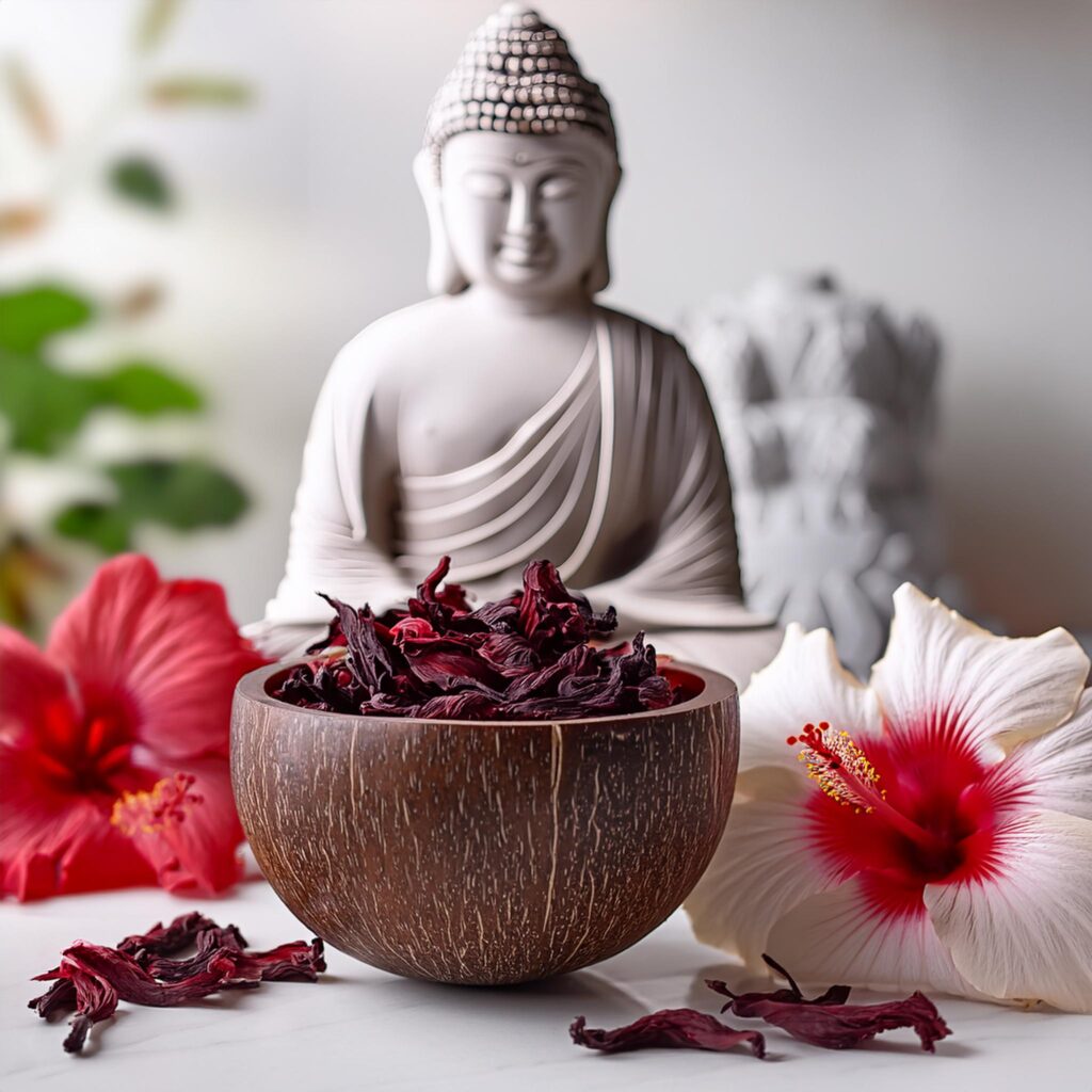 dried hibiscus flowers