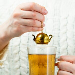 Gold Teapot Infuser