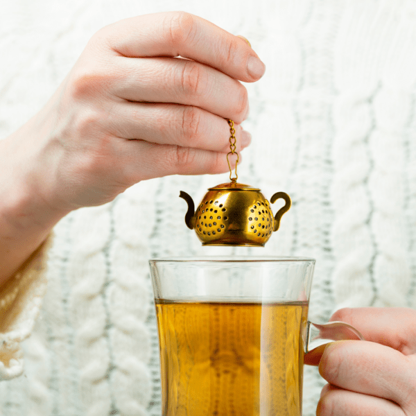 Gold Teapot Infuser