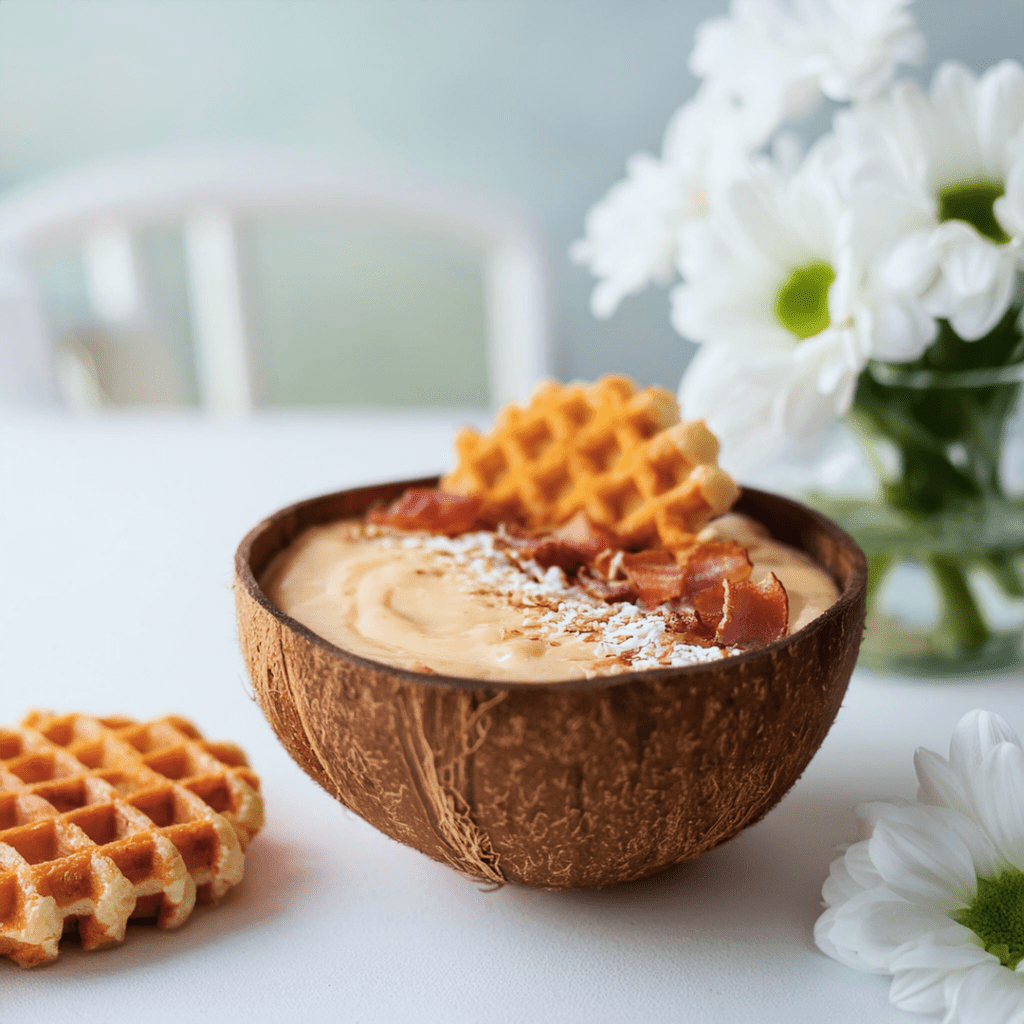 Maple Bacon Smoothie Bowl Pancakes (7)