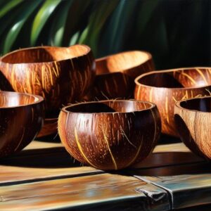 Painting Coconut Bowls