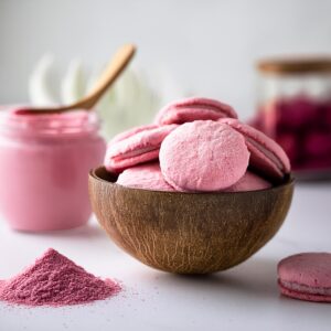 Pink Shortbread Cookies